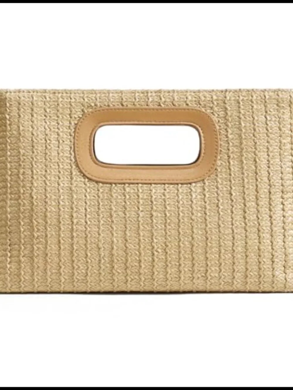 Straw Clutch Woven Beach Handbag Boho Evening Bag